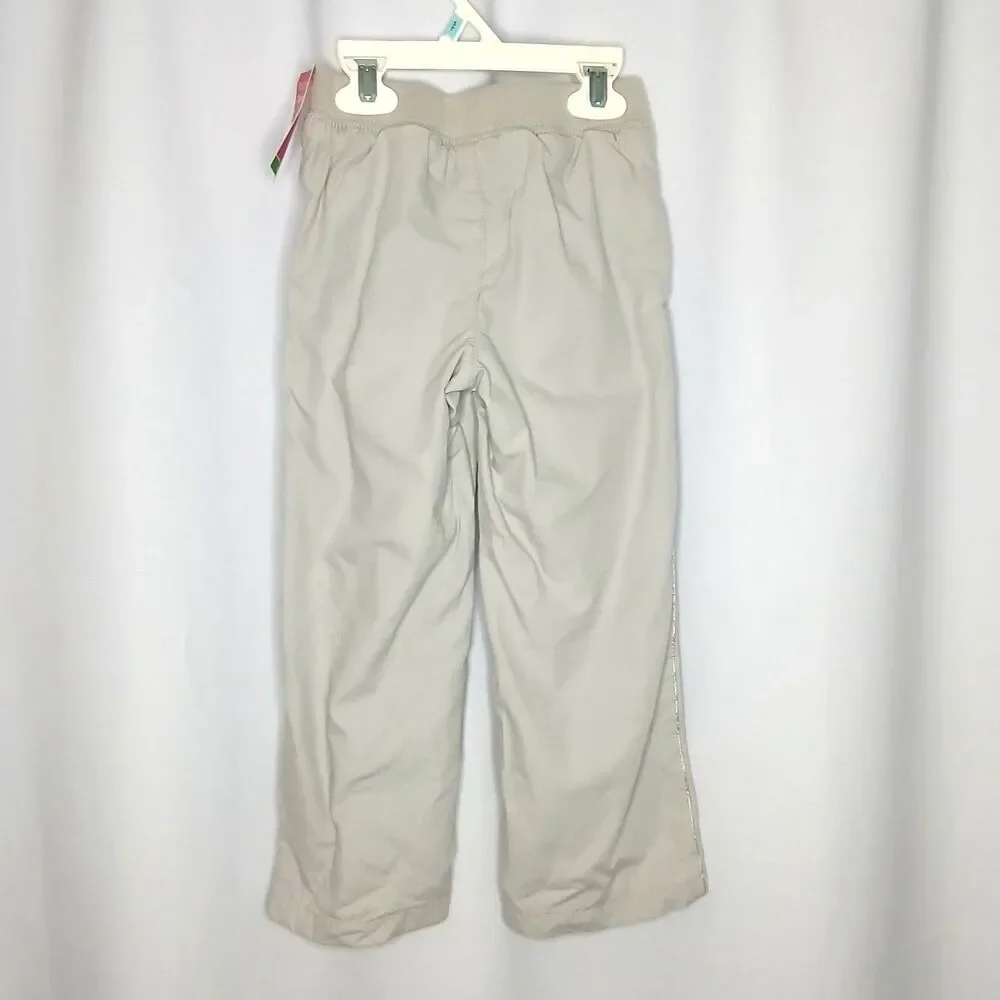 Carter's Let's Play Fleece Lined Pants Pockets Insulated NWT Toddler Girls 5T